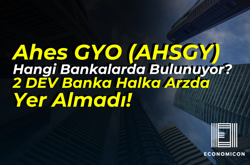 Ahes GYO (AHSGY) Hangi Bankalarda Bulunuyor? 2 DEV Banka Halka Arzda Yer Almadı!