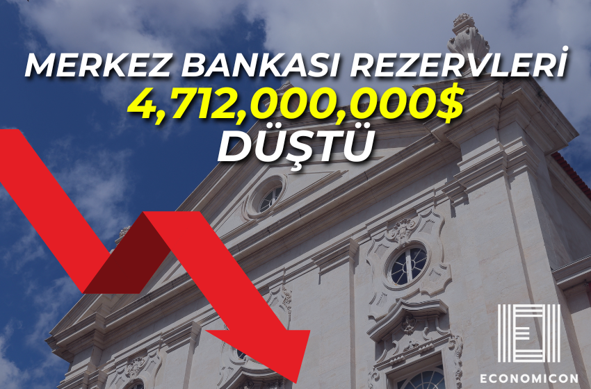 Merkez Bankası Rezervleri 5 Milyar Dolar Azaldı