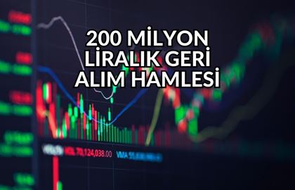 Şirketten Büyük Hamle Geliyor!!! 200 Milyon TL’lik Pay Geri Alım Hamlesi