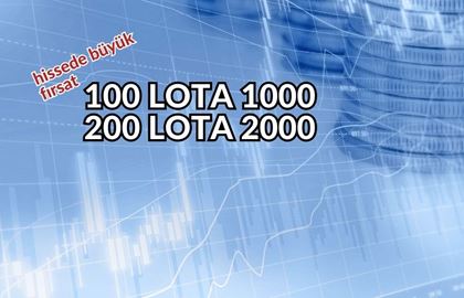 Yatırımcıya Büyük Fırsat: Dev Sermaye Artışında 100 Lot 100 Lota Dönüşecek!!!